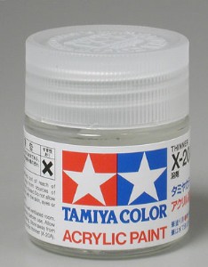 TAMIYA 壓克力系水性漆 23ml 專用溶劑 X-2